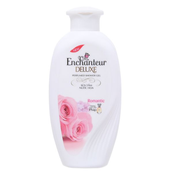  Sữa tắm Enchanteur Deluxe Romantic hương nước hoa pháp chai 180g 