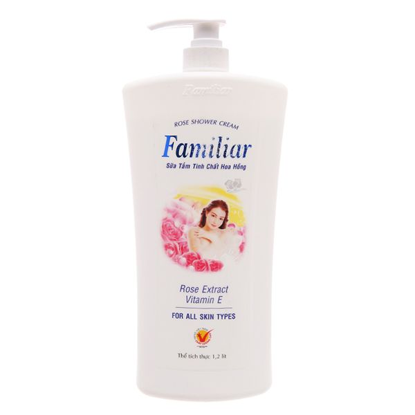  Sữa tắm Familiar tinh chất hoa hồng chai 1.2 lít 