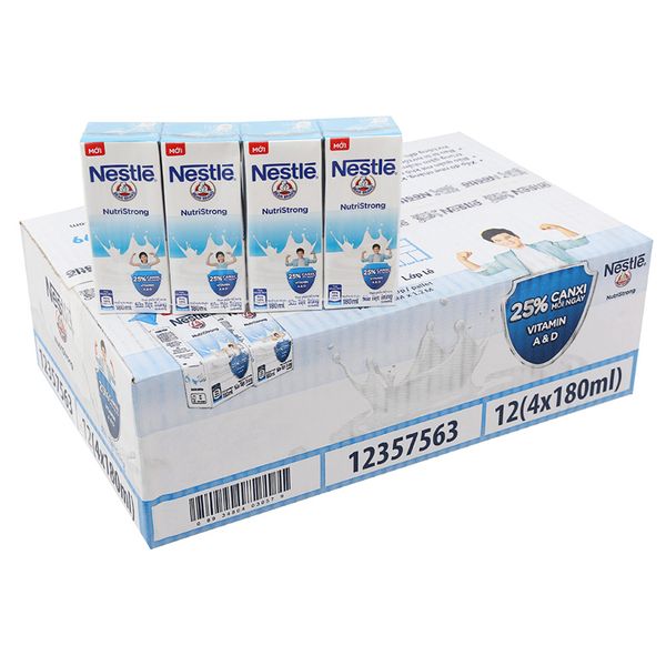  Sữa tiệt trùng Nestle có đường thùng 48 hộp x 180ml 