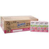  Sữa tiệt trùng NutiFood Nuvita hương dâu thùng 48 hộp x 180ml 