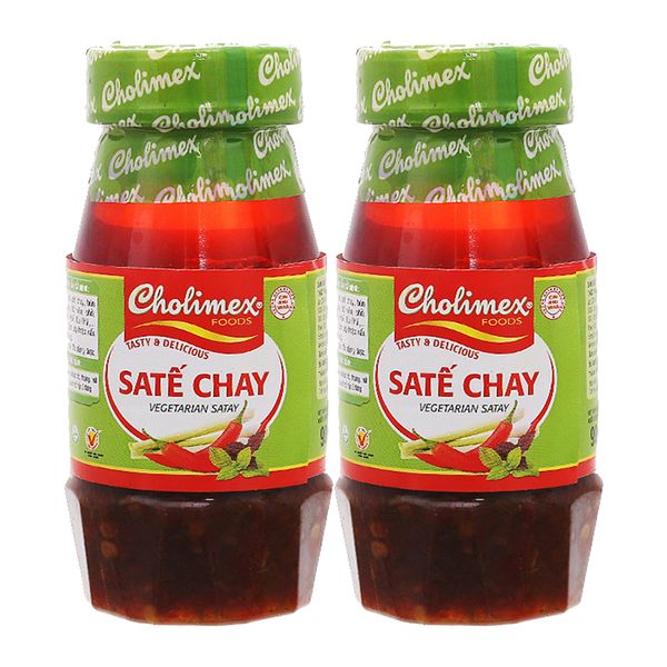  Sa tế chay Cholimex bộ 2 chai x 90g 