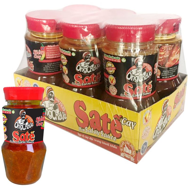  Sa tế siêu cay Nosa Food Ông Chà Và lốc 6 hũ x 90 g 