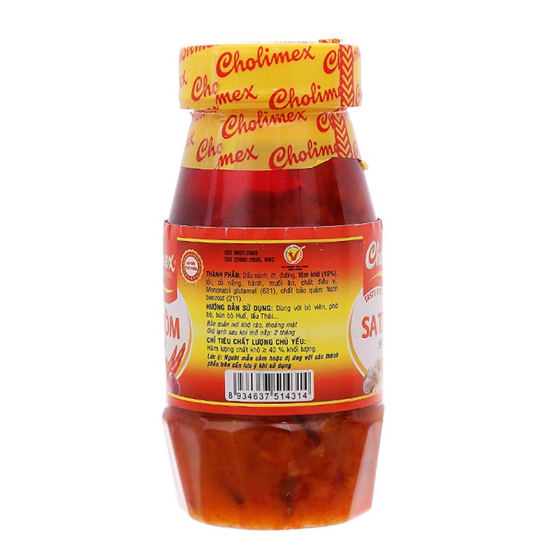  Sa tế tôm Cholimex thùng 72 chai x 90g 