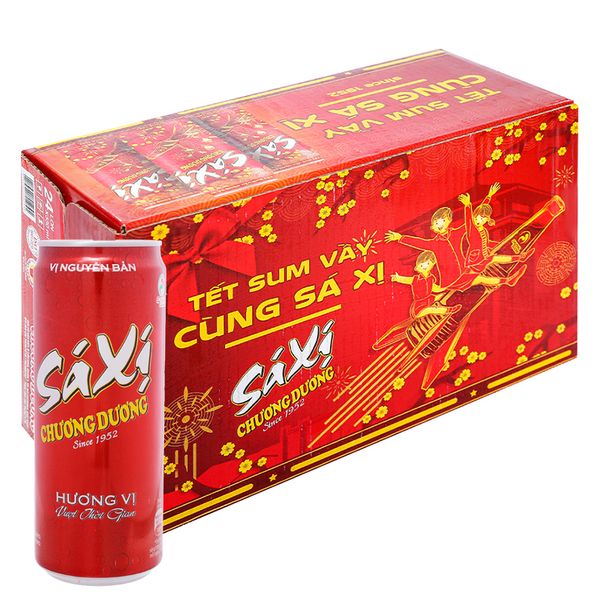  Sá xị Chương Dương cao thùng 24 lon x 330ml 