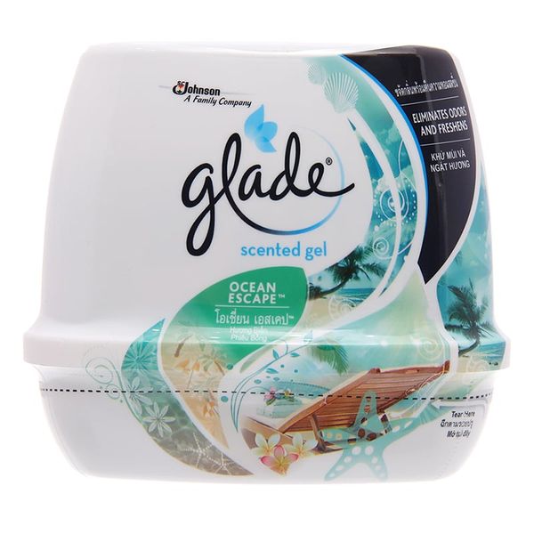  Sáp thơm Glade Ocean Escape hương biển phiêu bồng 180g 