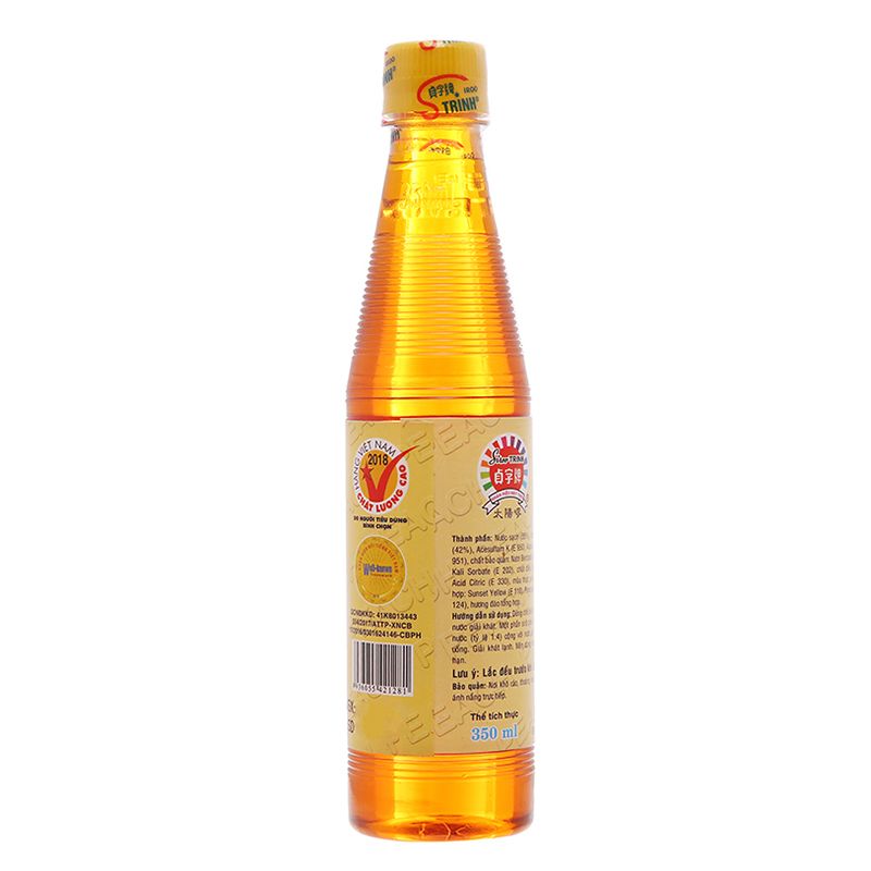  Si rô Trinh hương đào chai 350ml 