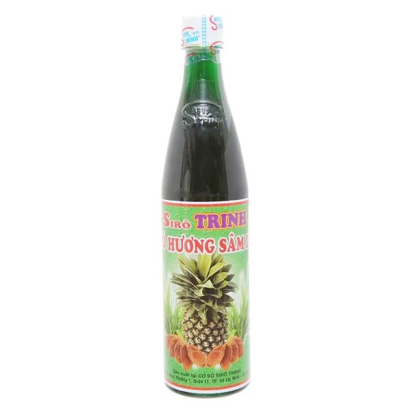  Si rô Trinh hương sâm dứa chai 650ml 