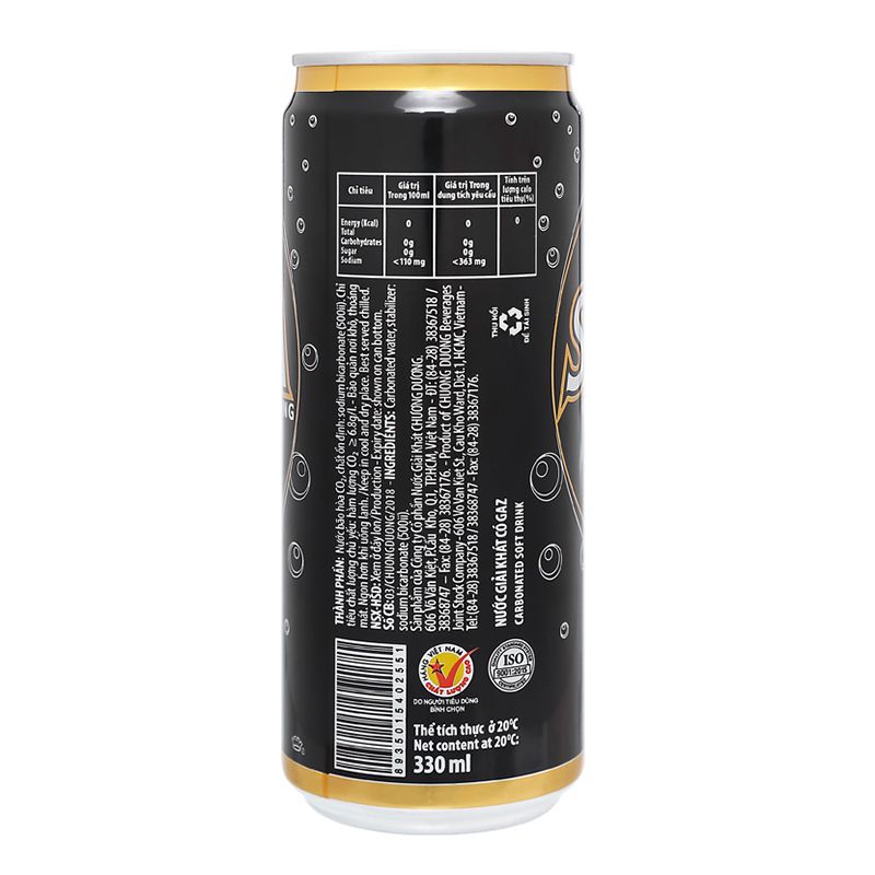  Soda Chương Dương lốc 6 lon x 330 ml 