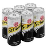  Soda Schweppes lốc 6 lon x 330ml 