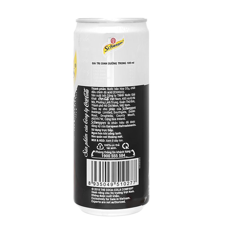  Soda Schweppes lon 330ml 