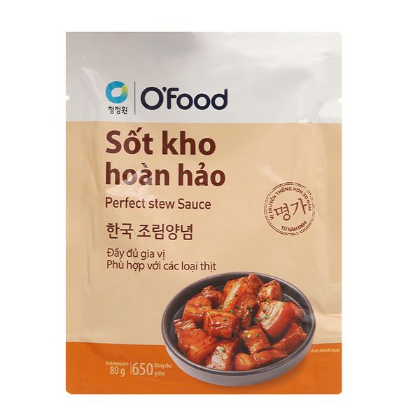  Sốt kho hoàn hảo Hàn Quốc O'food gói 80 g 