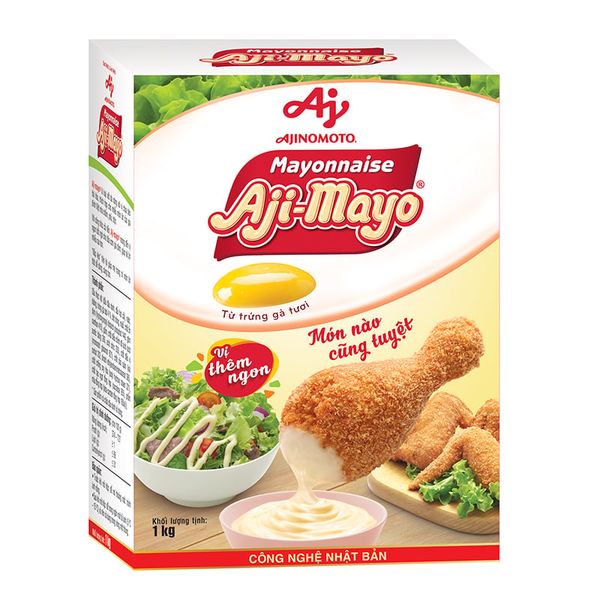  Sốt Mayonnaise ngọt dịu Aji Mayo chai 1 kg 