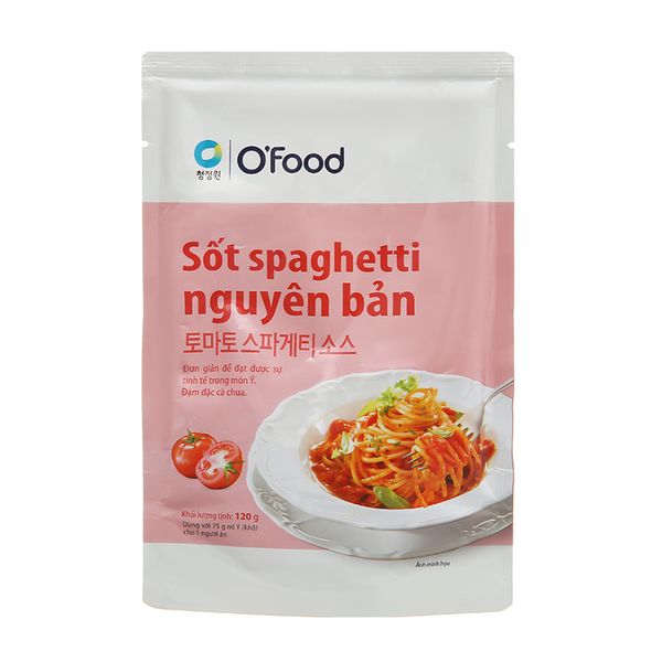  Sốt spaghetti nguyên bản Hàn Quốc O'food gói 120 g 