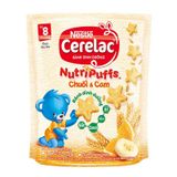  Bánh ăn dặm Nestlé Cerelac Nutripuffs vị chuối cam gói 50g 