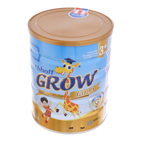  Sữa bột Abbott Grow Gold 3+ vani từ 3 đến 6 tuổi lon 900g 