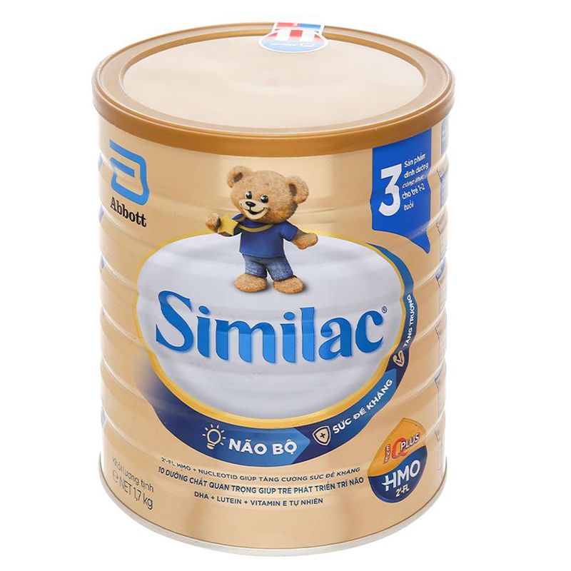 Sữa bột Abbott Similac IQ 3 Plus HMO hương vani lon 900g 