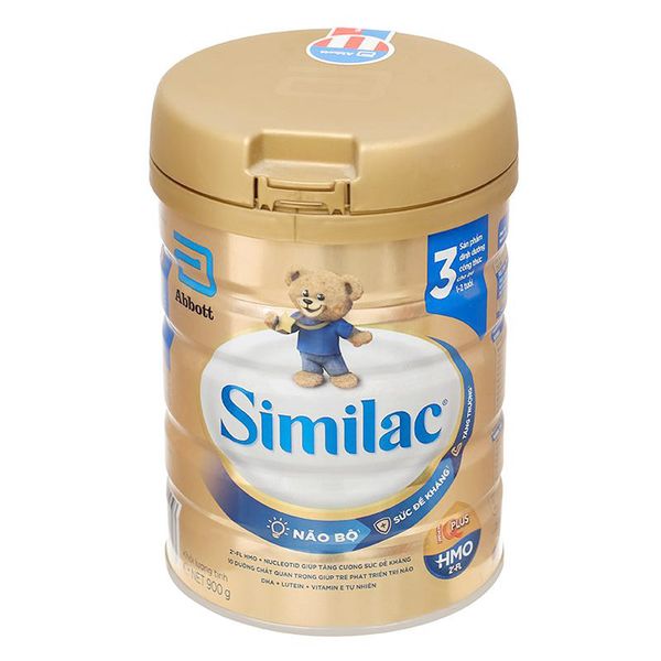  Sữa bột Abbott Similac IQ 3 Plus HMO hương vani lon 900g 