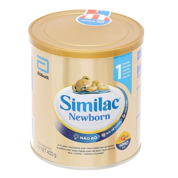  Sữa bột Abbott Similac Newborn Eye-Q Plus HMO lon 400g 