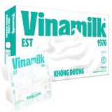  Sữa chua không đường Vinamilk lốc 4 hộp x 100g 