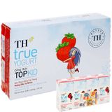  Sữa chua uống dâu TH True Yogurt Top Kid thùng 48 hộp x 180ml 