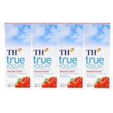  Sữa chua uống vị dâu TH True Yogurt bộ 3 lốc 4hộp x 180ml 