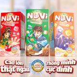  Sữa chua thạch trái cây Nuvi thùng 48 hộp x 170ml 