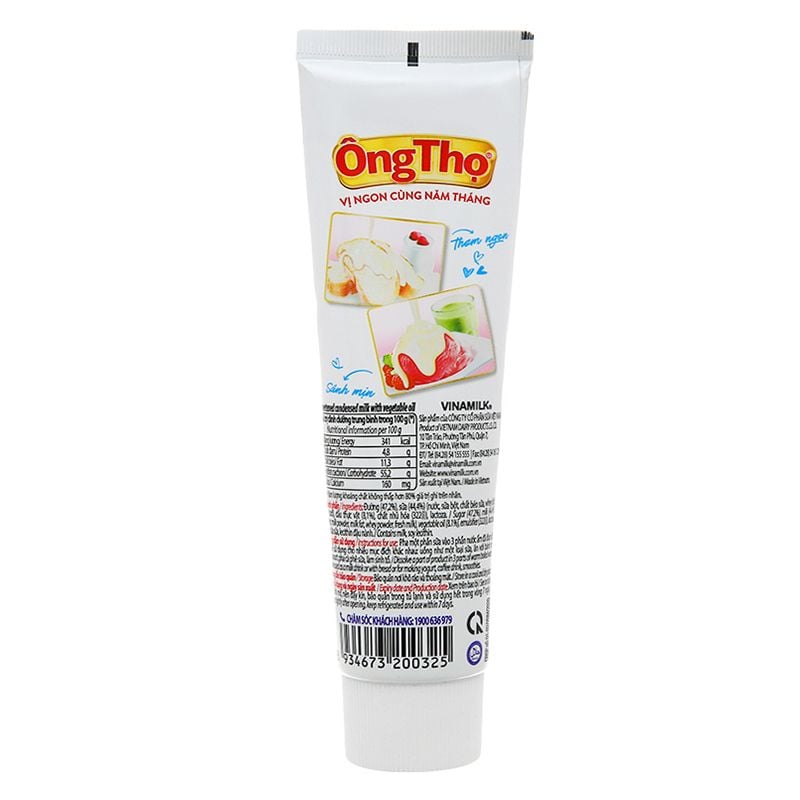  Sữa đặc có đường Ông Thọ Đỏ dạng bộ 3 tuýp 165g 