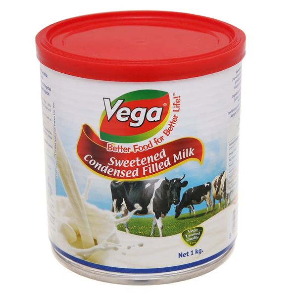  Sữa đặc có đường Vega lon 1kg 