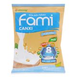  Sữa đậu nành  Fami Canxi ít đường lốc 10 gói x 200ml 