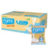  Sữa đậu nành  Fami Canxi ít đường lốc 10 gói x 200ml 