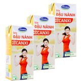  Sữa đậu nành Vinamilk canxi bộ 3 hộp x 1 lít 