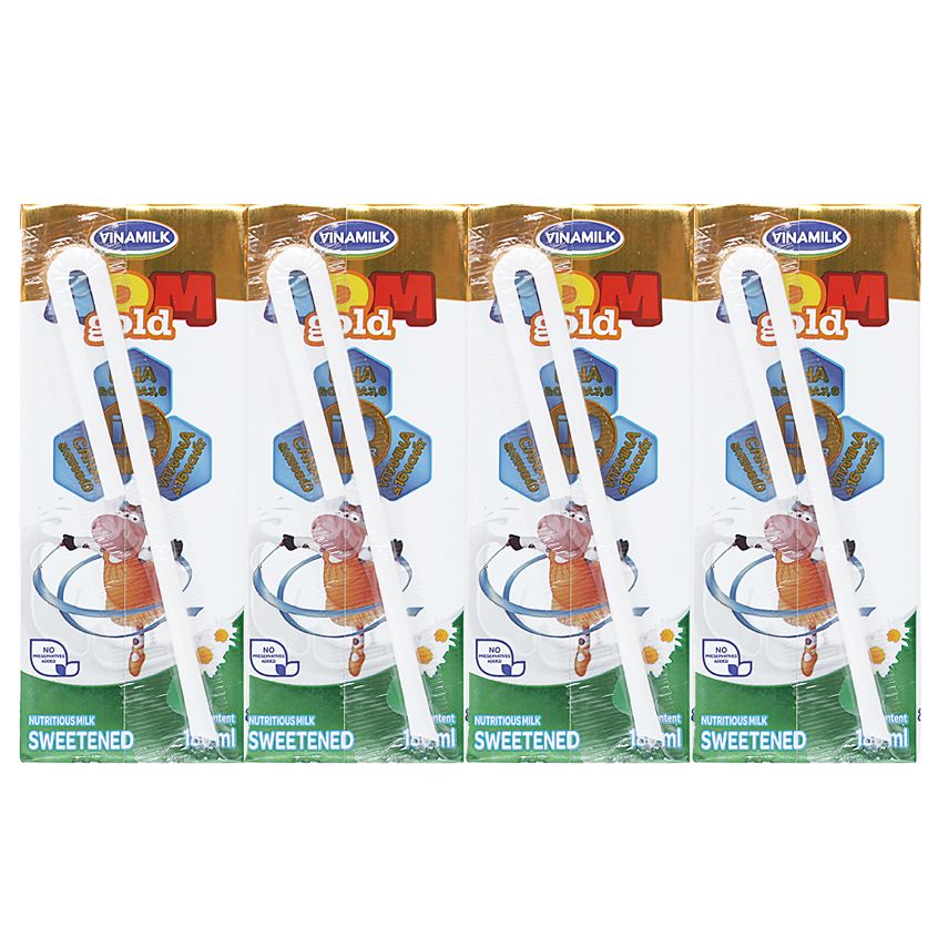  Sữa dinh dưỡng có đường Vinamilk ADM Gold thùng 48 hộp x 180ml 