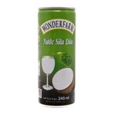  Sữa dừa Wonderfarm lốc 6 lon x 240ml 