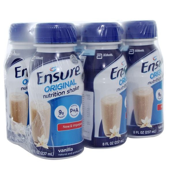  Sữa Ensure Original nước hương vani lốc 6 chai x 237ml 