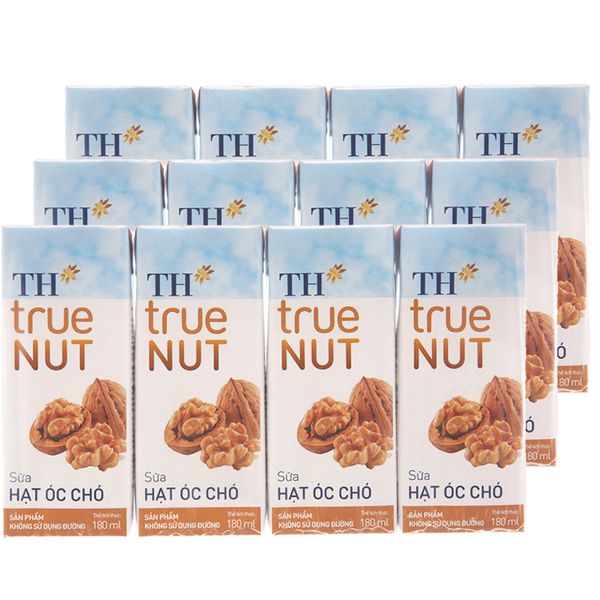  Sữa hạt óc chó TH True Nut bộ 3 lốc x 4 hộp x 180ml 