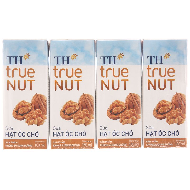  Sữa hạt óc chó TH True Nut lốc 4 x 180ml 