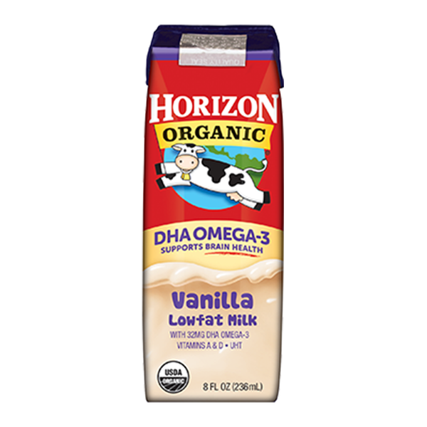  Sữa hữu cơ Horizon Organic DHA OMEGA-3 hương Vani hộp 236 ml 