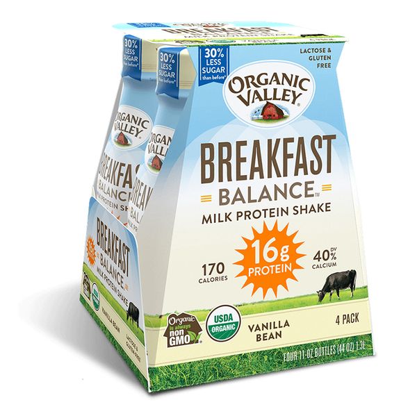 Sữa hữu cơ Organic Valley Protein vị Vani lốc 4 chai x 325 ml 