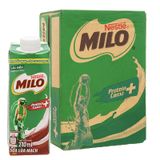  Sữa lúa mạch Milo nắp vặn thùng 24 hộp x 210ml 