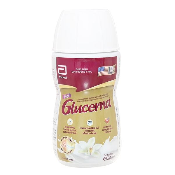  Sữa nước Glucerna shake dành cho người tiểu đường chai 220ml 