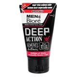  Sữa rửa mặt Men's Bioré Deep Action sạch sâu tuýp 100g + 25g 