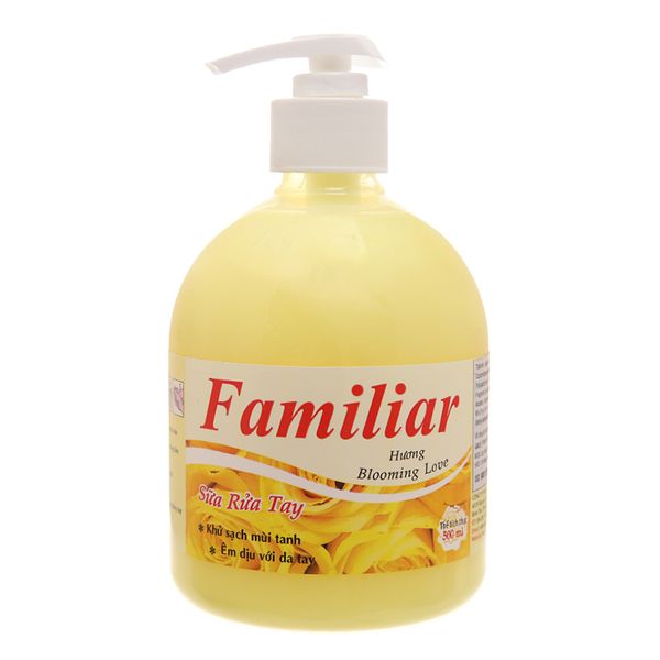  Sữa rửa tay Familiar Blooming Love hương dịu nhẹ chai 500ml 