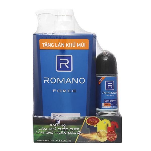  Sữa tắm Romano Force cao cấp chai 650g 