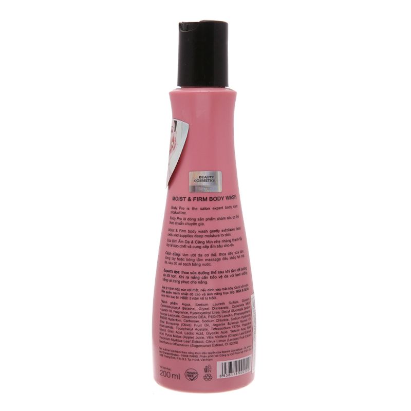  Sữa tắm L'ovité ẩm và căng mịn chai 200ml 