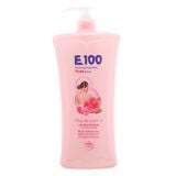  Sữa tắm trắng da E100 Rose tinh chất hoa hồng chai 1,2 lít 