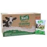  Sữa tiệt trùng Nuti có đường thùng 48 bịch x 220ml 