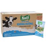  Sữa tiệt trùng Nuti không đường thùng 48 gói x 220ml 