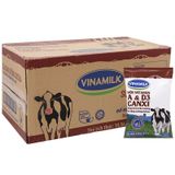  Sữa tiệt trùng Vinamilk hương Socola thùng 48 bịch x 220ml 