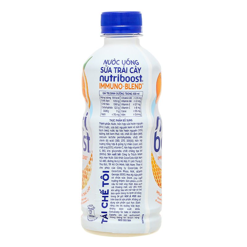  Sữa trái cây Nutriboost hương cam chai 297ml 