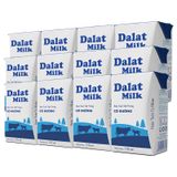  Sữa tươi tiệt trùng Dalat Milk có đường lốc 4 hộp x 110ml 